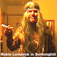 Robin Lovelock as Hippy in Sunninghill Cordes Hall