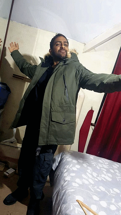 Ajay in bedroom