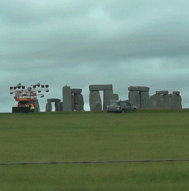 klaus trip trace Stonehenge