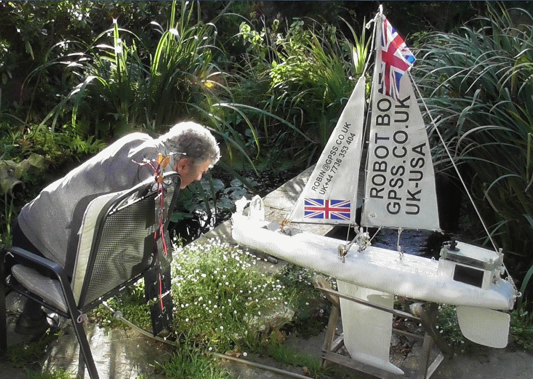 Snoopy Sloop 11 and solar panels drying