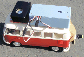 VW camper-van for GPS test rig + speed controller