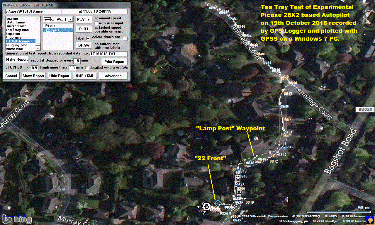 28X2 Tea Tray Test GPS Logger plot