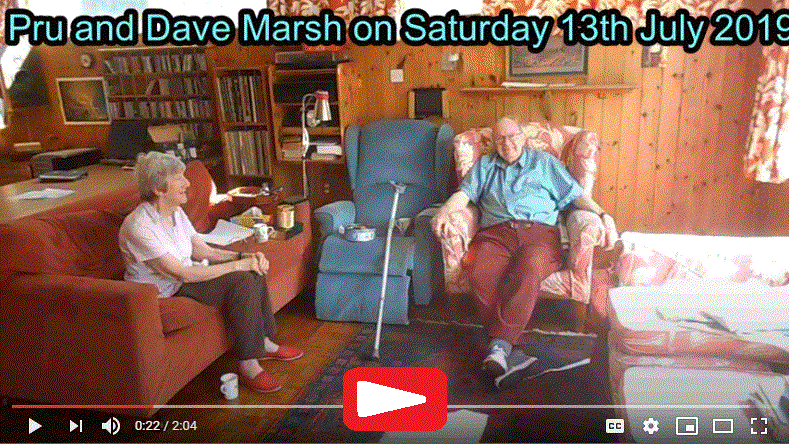 Video of Pru and Dave Marsh on 19 July 2019