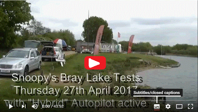 Snoopy Bray Lake Test on 27th April 2017