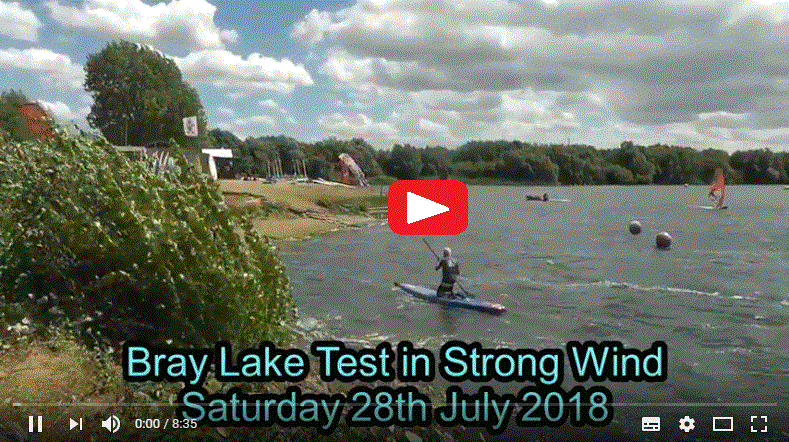 Bray Lake Test in Strong Wind