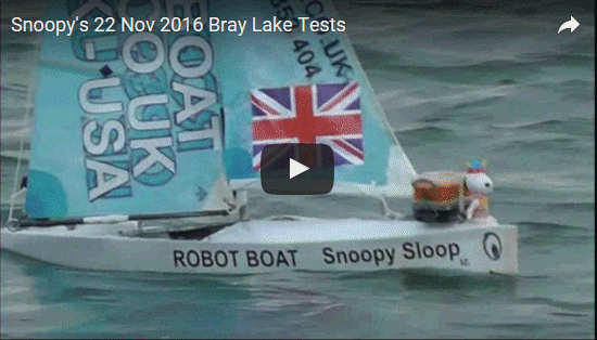 Video of Bray Lake Tests on 22 Nov 2016